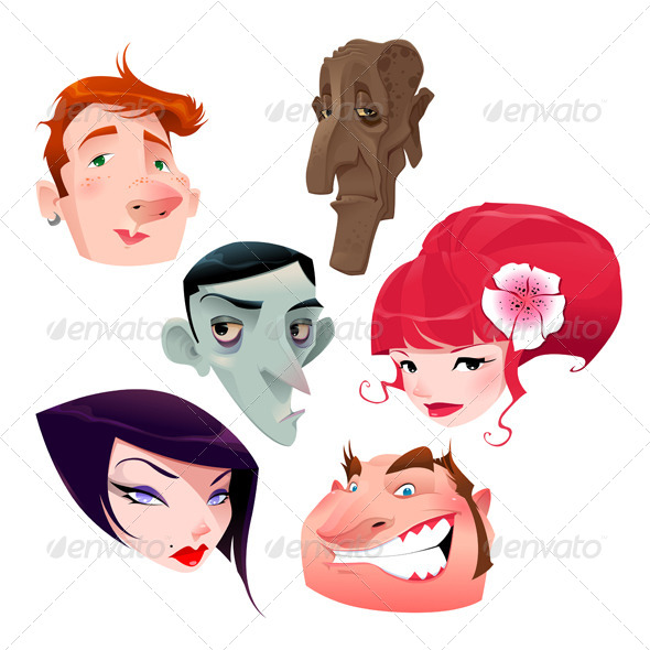 Portraits of Human Beings - People Characters