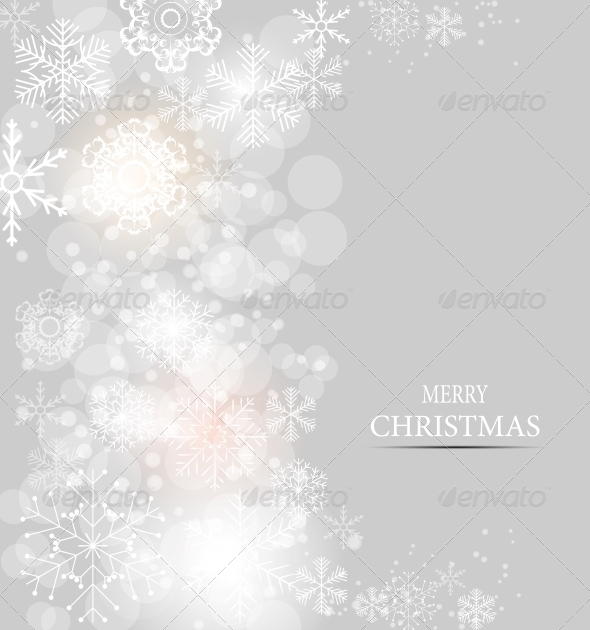 Christmas Snowflakes Background - Christmas Seasons/Holidays