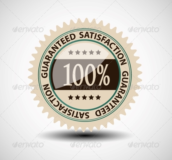 Satisfaction Guaranteed Label - Christmas Seasons/Holidays