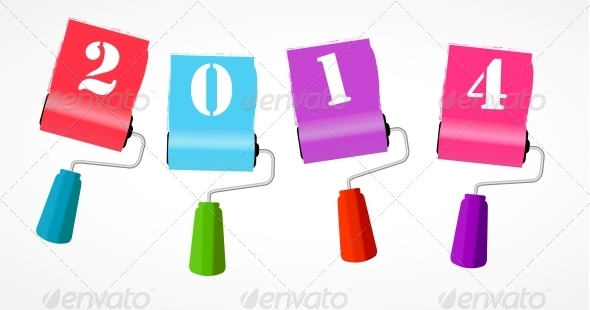 Paint Roll Icon - New Year Seasons/Holidays