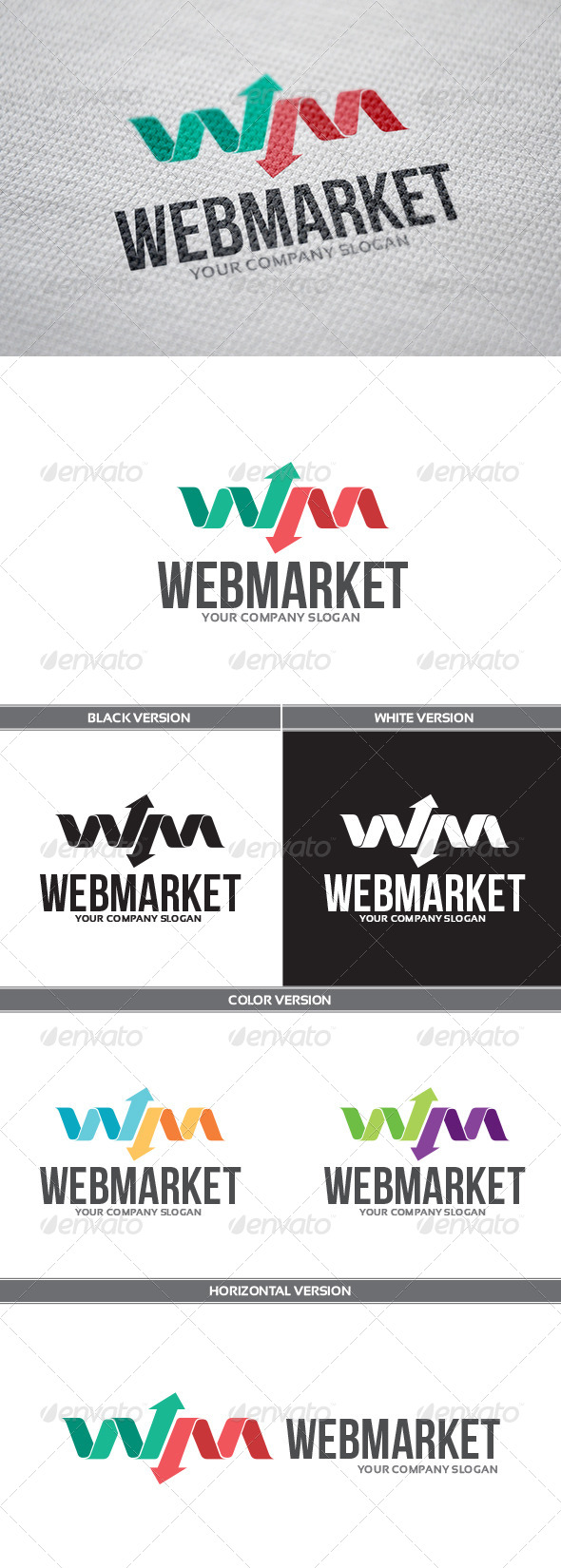 WebMarket Logo - Letters Logo Templates
