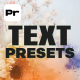 Echo Text Effects (MOGRT) - VideoHive Item for Sale