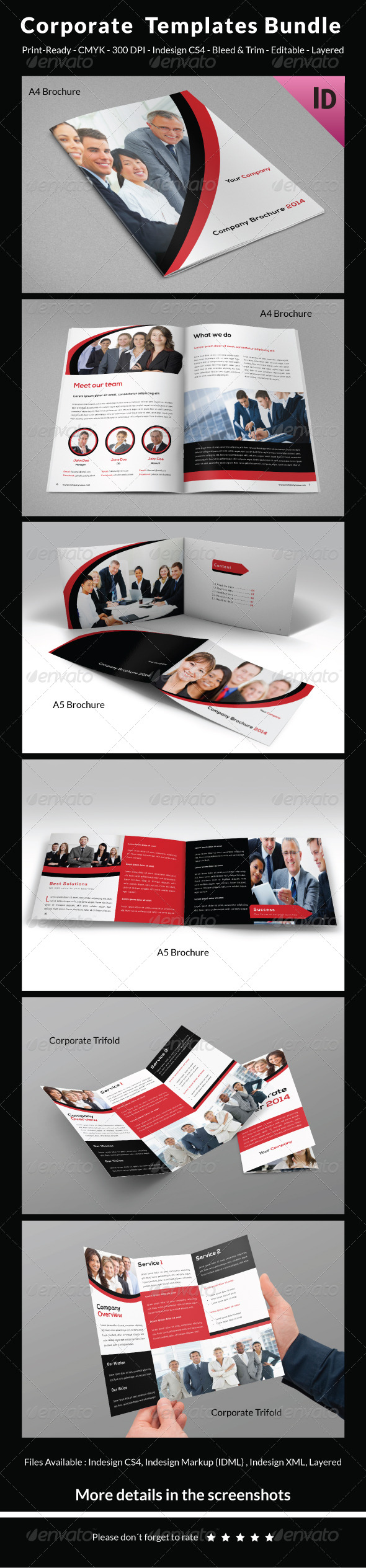 Corporate Templates Bundle - Brochures Print Templates