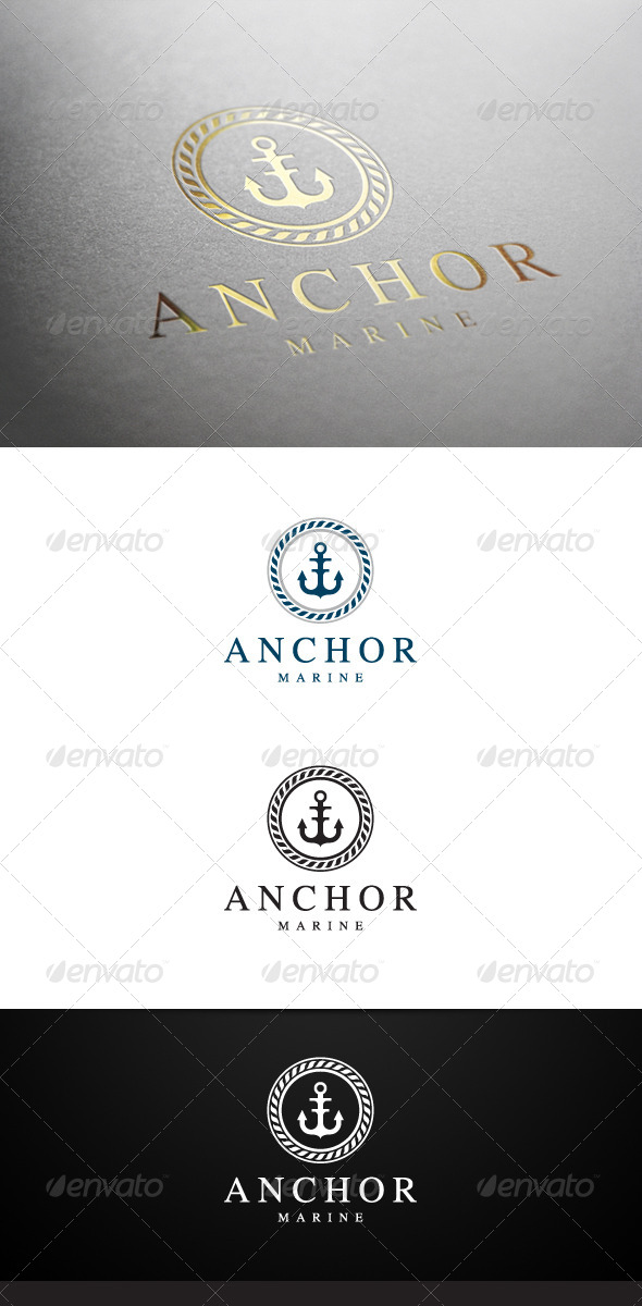 Anchor Marine Logo - Symbols Logo Templates