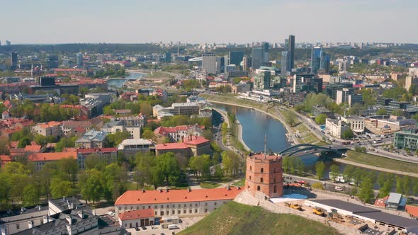 Aerial View of Vilnius alt