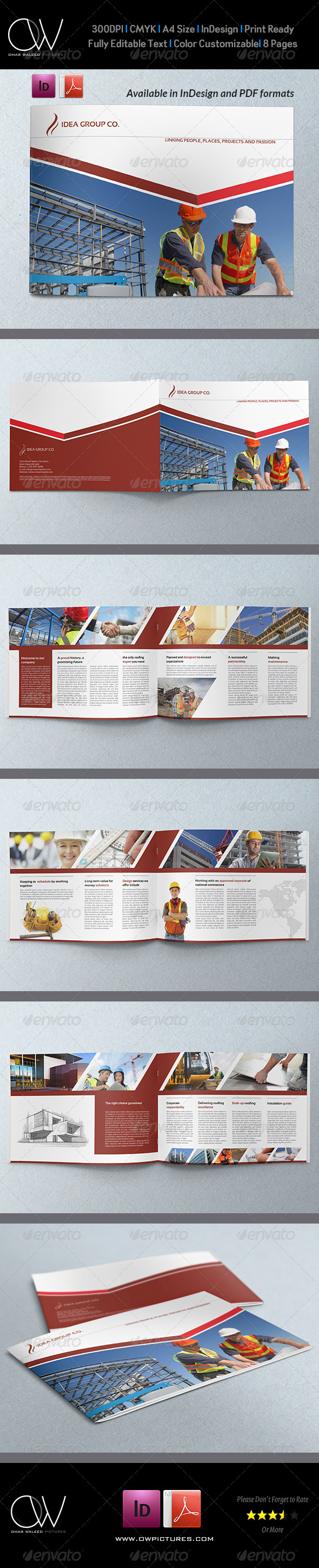 Corporate Brochure Template Vol.24 - 8 Pages - Corporate Brochures