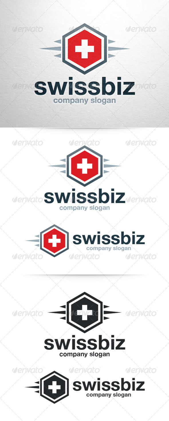 Swiss Biz Logo Template - Symbols Logo Templates