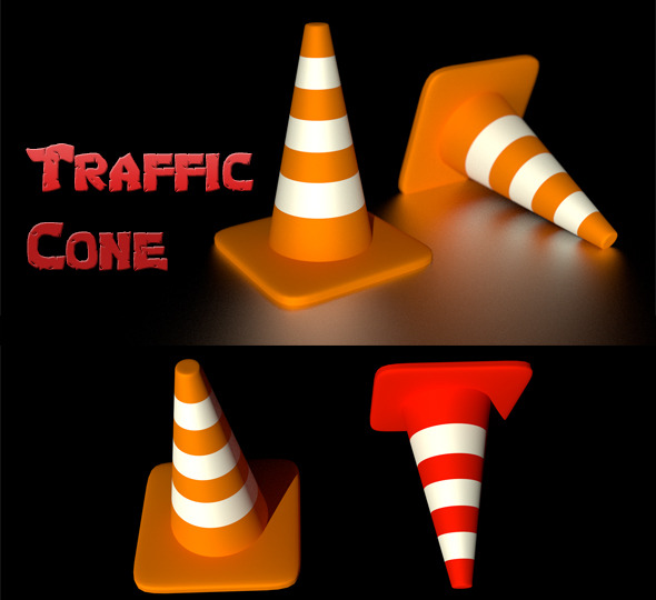 Traffic Cone - 3Docean 6769120