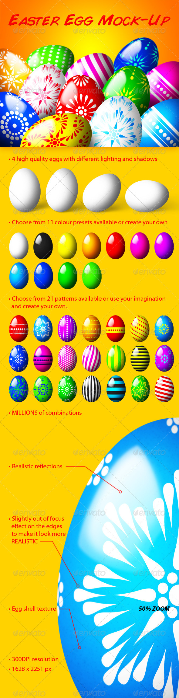 Easter Egg Mock-Up - Miscellaneous Print