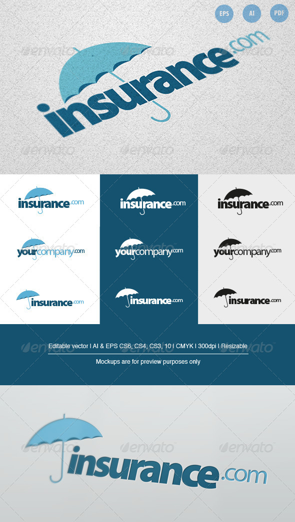 Insurance Company Logo - Company Logo Templates