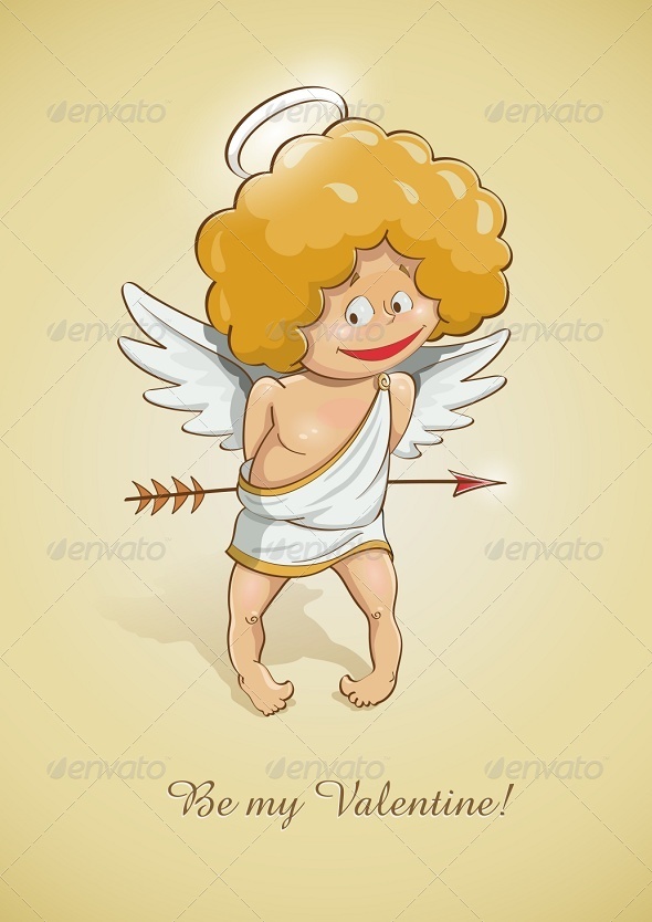 Angel Cupid For Valentine's Day - Valentines Seasons/Holidays