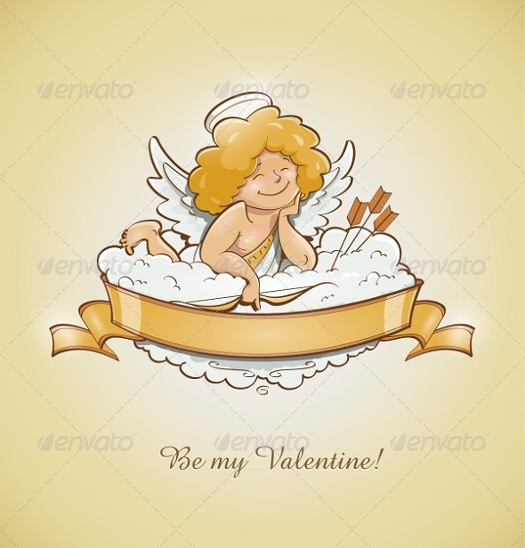 Love Angel Cupid For Valentine's Day - Valentines Seasons/Holidays