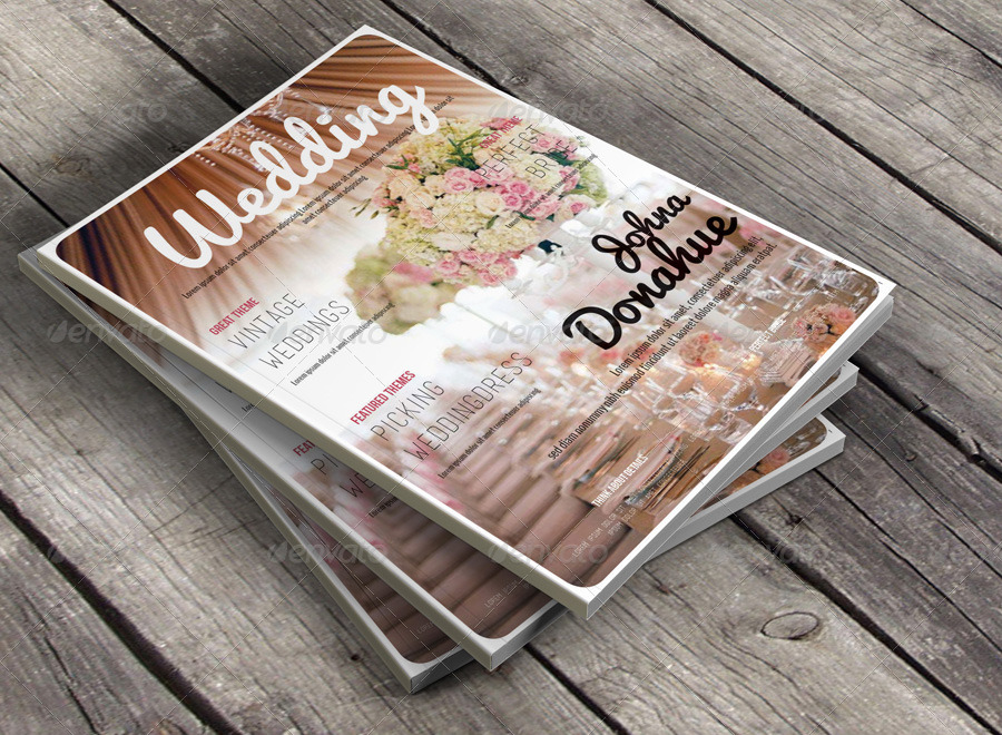 Wedding Magazine, Print Templates | GraphicRiver