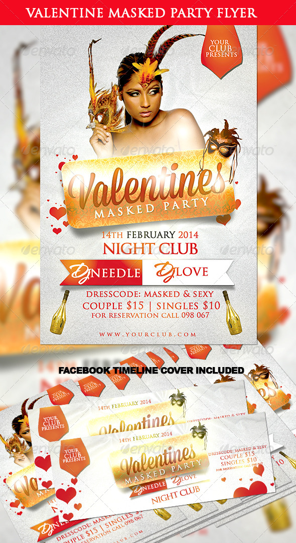 Valentines Masked Party - Clubs & Parties Events