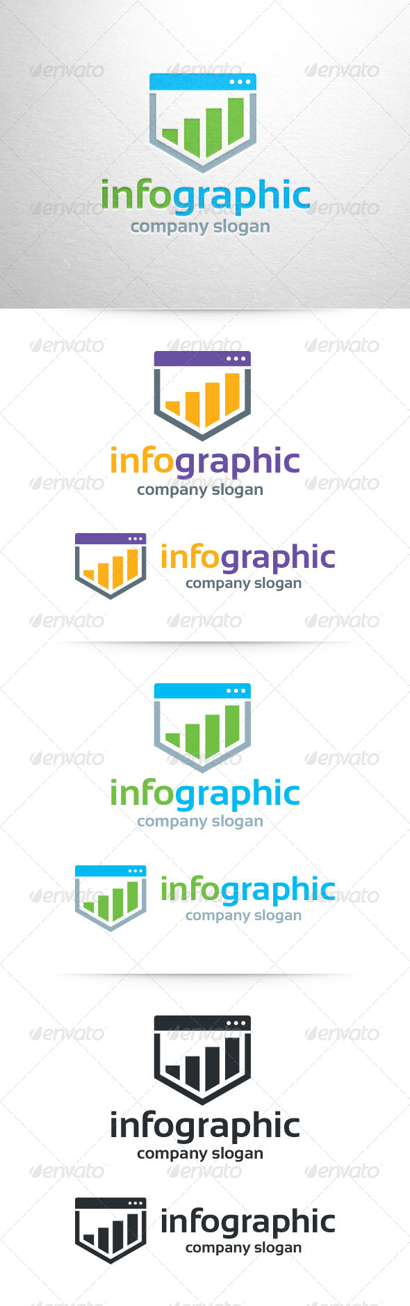 Infographic Logo Template - Abstract Logo Templates