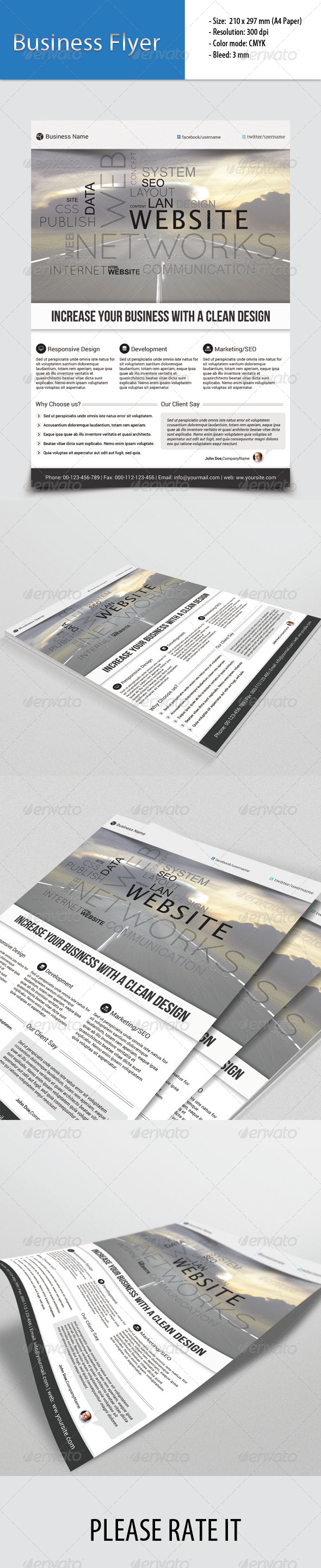 Corporate Flyer Template - Corporate Flyers