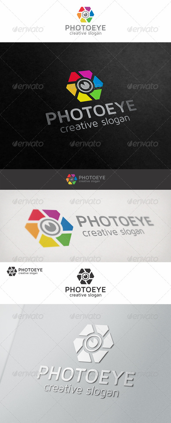 Photo Eye Digital Logo - Vector Abstract