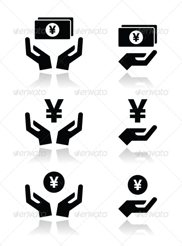 Hands with Banknote - Concepts Business