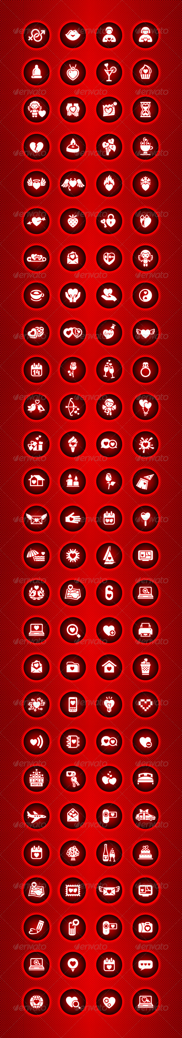 St Valentine's Day 108 Icons - Icons