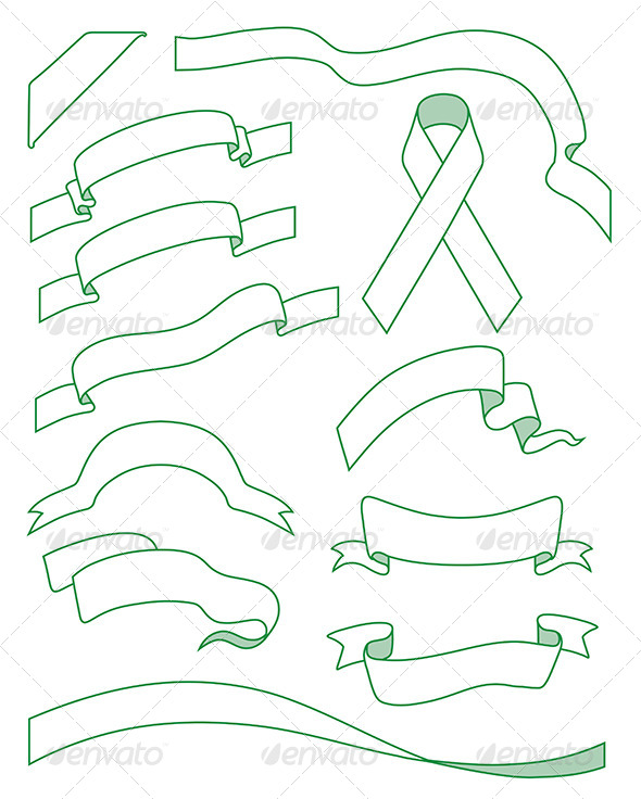 Ribbons - Decorative Symbols Decorative