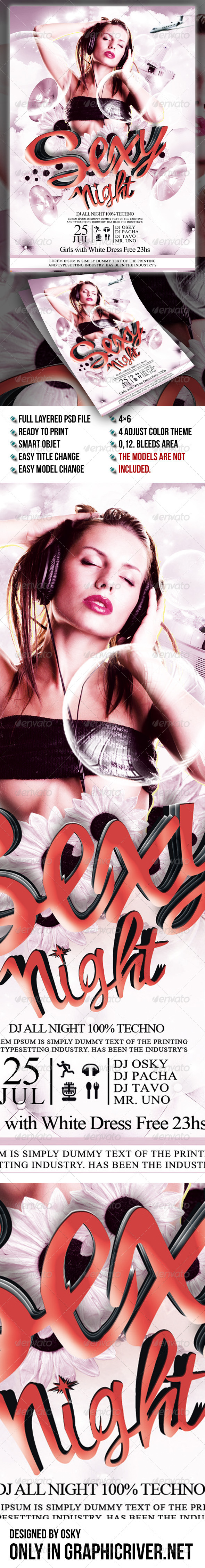 Sexy Night Template - Clubs & Parties Events