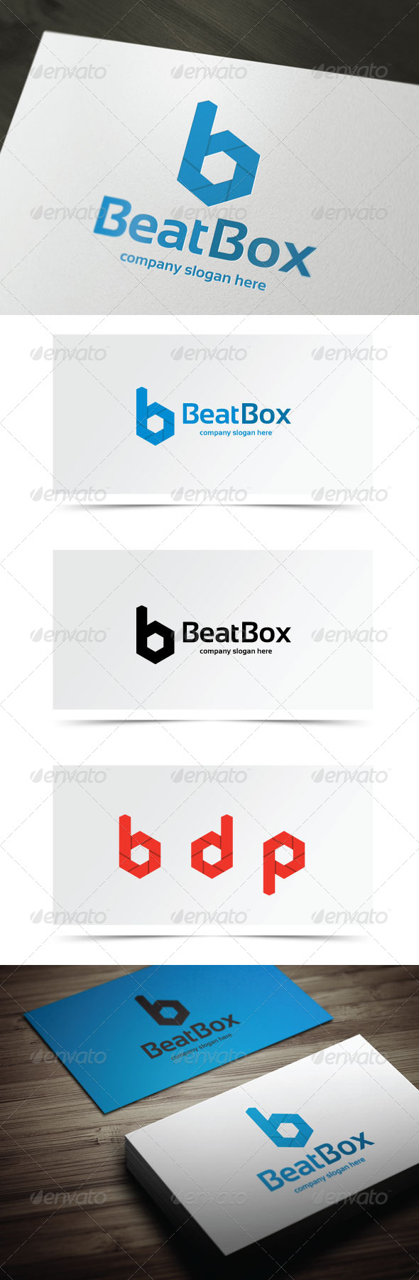 Beat Box - Letters Logo Templates