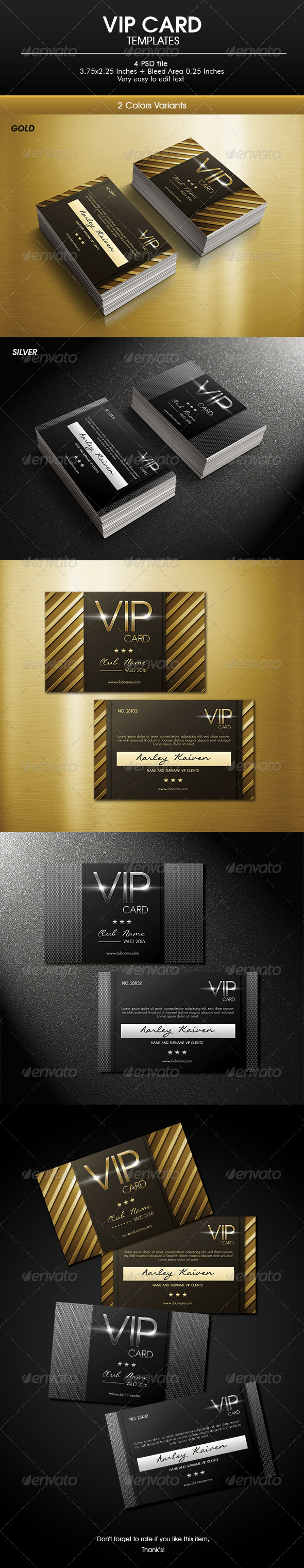 Multipurpose Vip Card - Loyalty Cards Cards & Invites