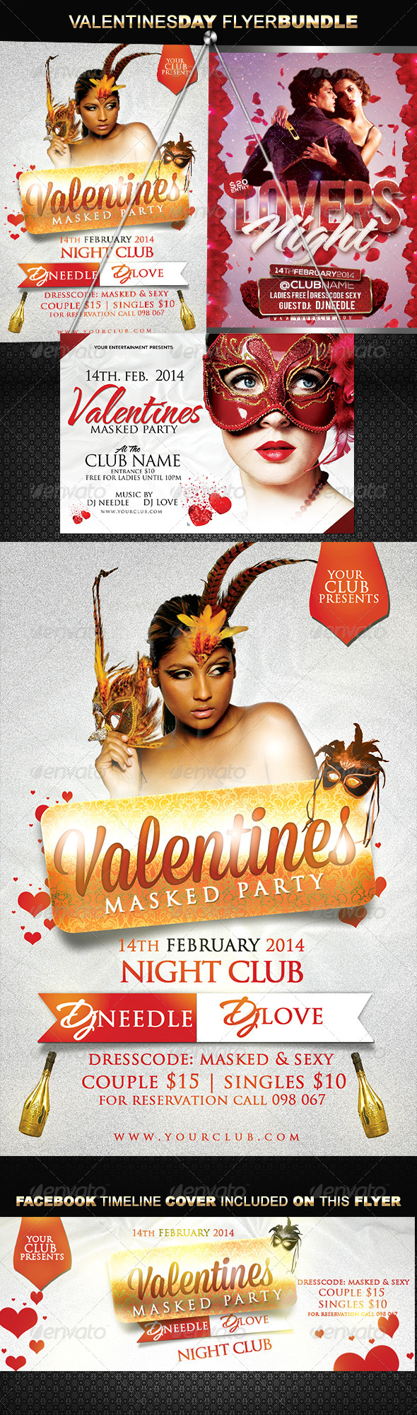 Valentine's Day Bundle - Clubs & Parties Events