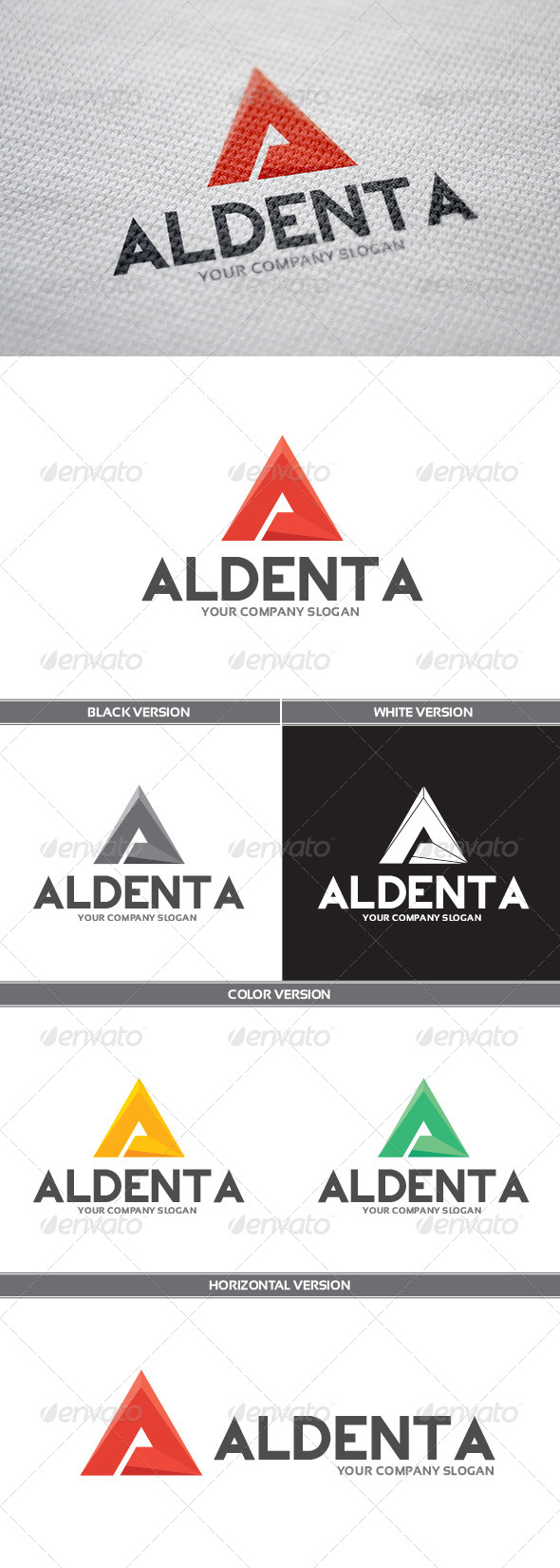 Aldenta Logo - Letters Logo Templates