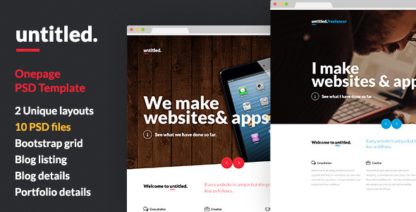 Untitled - Onepage - ThemeForest 6785410