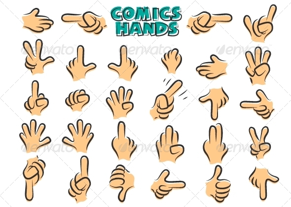 Comic hands deals