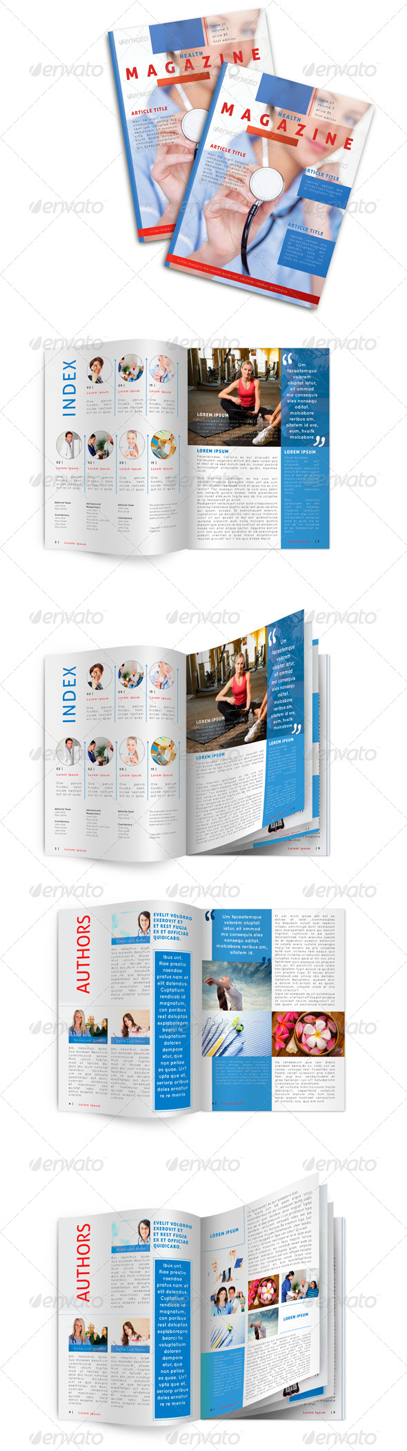Medical Magazine Template - Magazines Print Templates