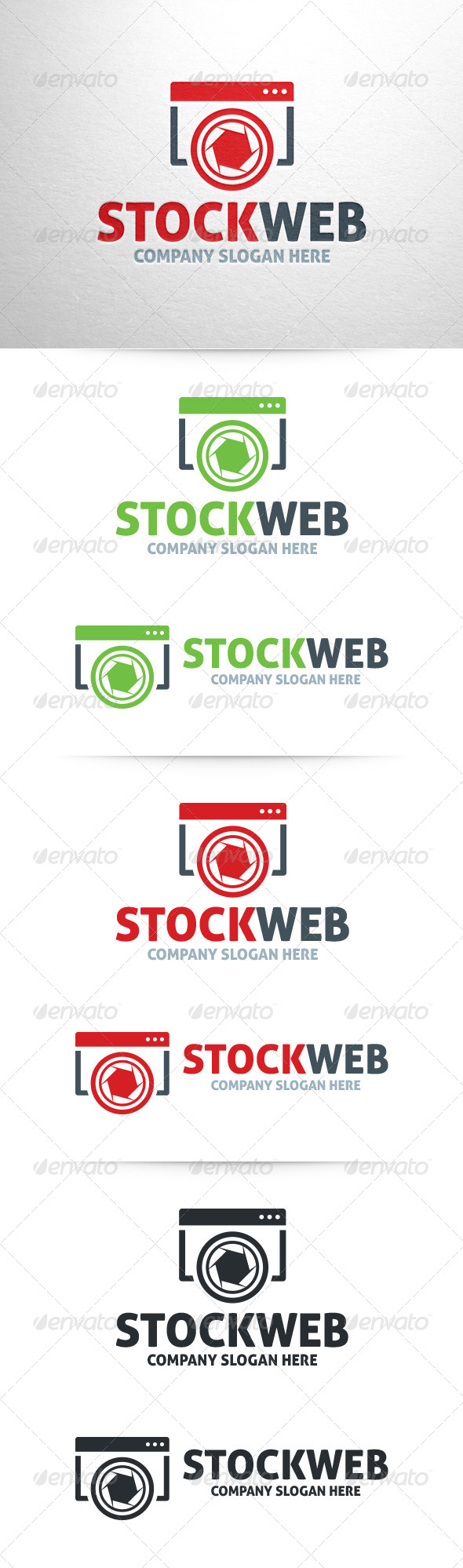 Stock Web Logo Template - Symbols Logo Templates