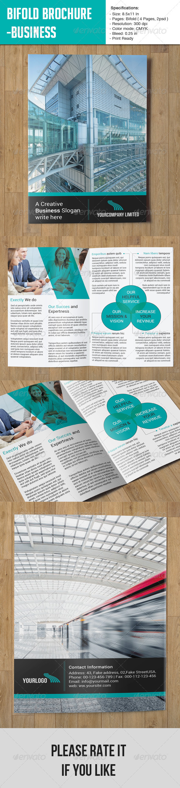 Bifold Brochure- Business - Corporate Brochures