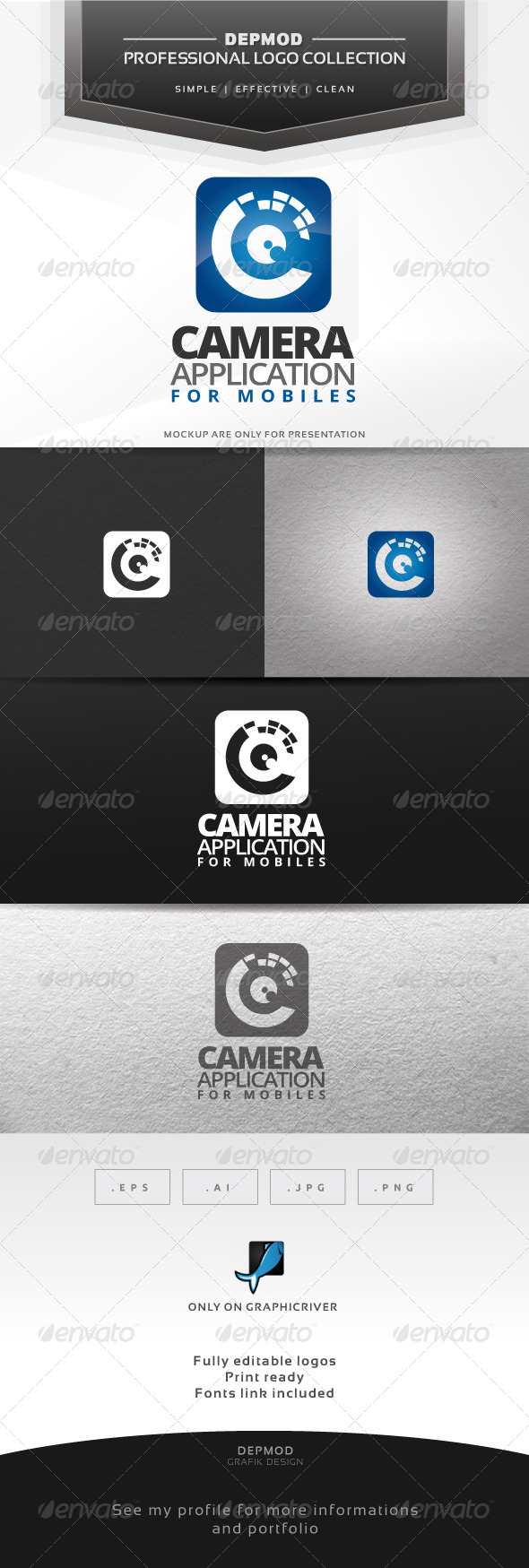 Camera Application Logo - Symbols Logo Templates