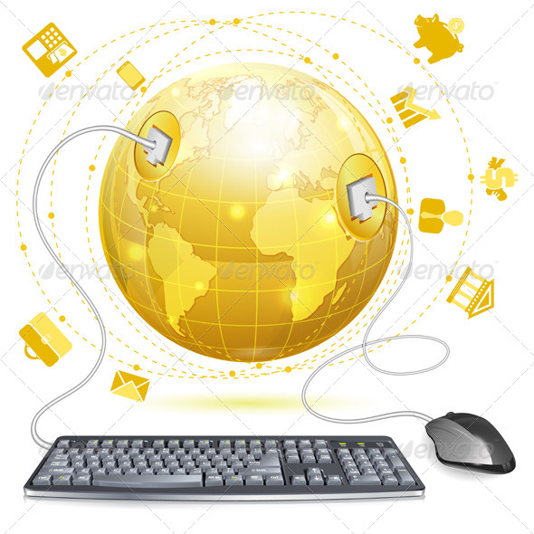 Business Concept - Computers Technology