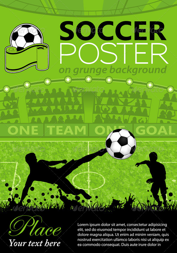 Soccer Poster - Sports/Activity Conceptual
