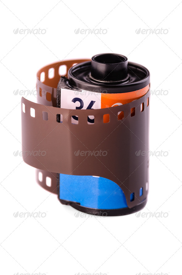 35 mm negative film - Stock Photo - Images