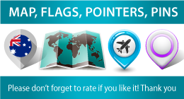 Flags, Maps, Pins, Pointers