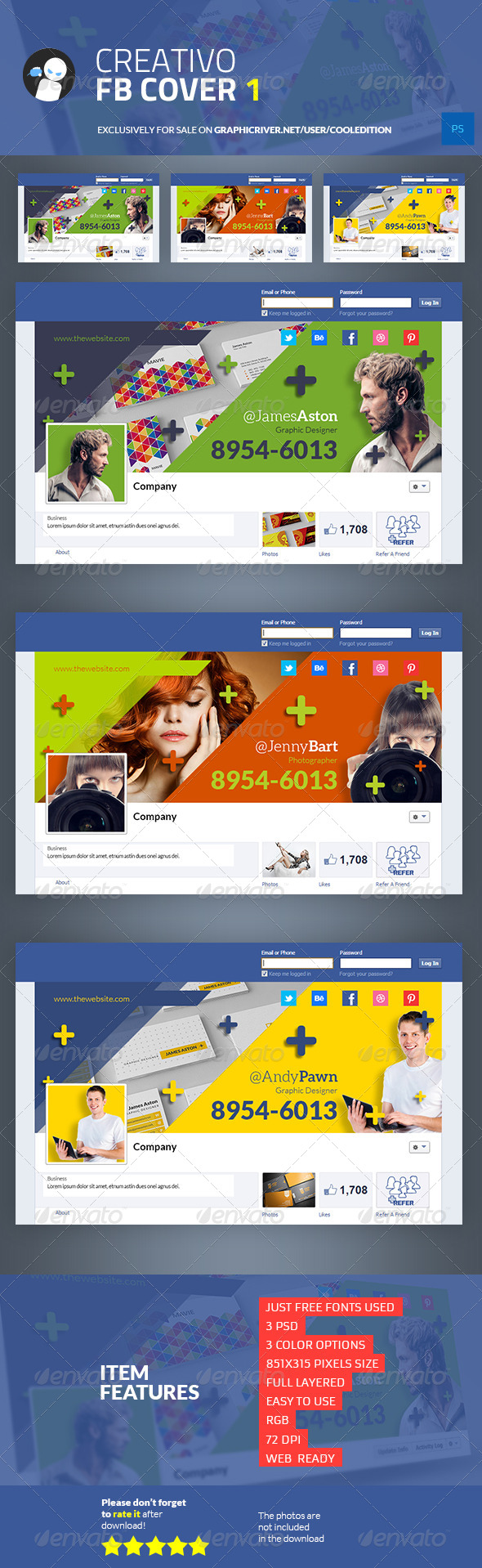 Creativo Facebook Cover 1 - Facebook Timeline Covers Social Media
