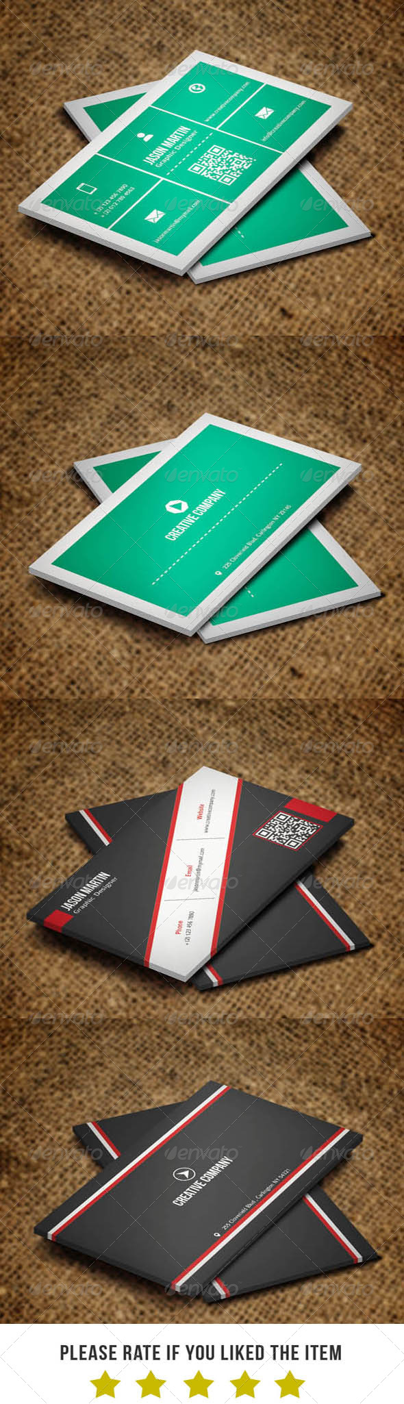 2 in 1 Metro Business card bundle V3 - Creative Business Cards