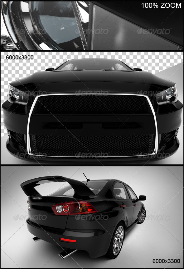 Black Car 5 - 3D Renders Graphics