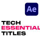 AI Tech Titles | Future Tech Typography - VideoHive Item for Sale