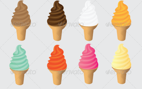 Ice-Cream Collection Set - Food Objects