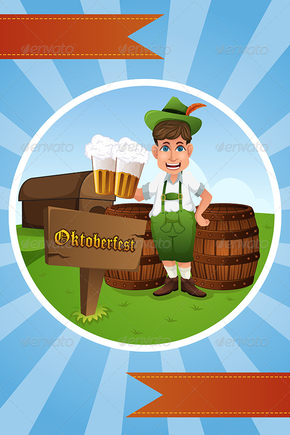 Oktoberfest Banner - Backgrounds Decorative