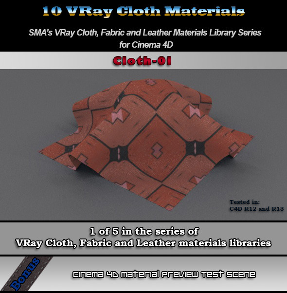 Vray Cloth Material - 3Docean 6792172