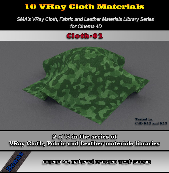 Vray Cloth Material - 3Docean 6792176