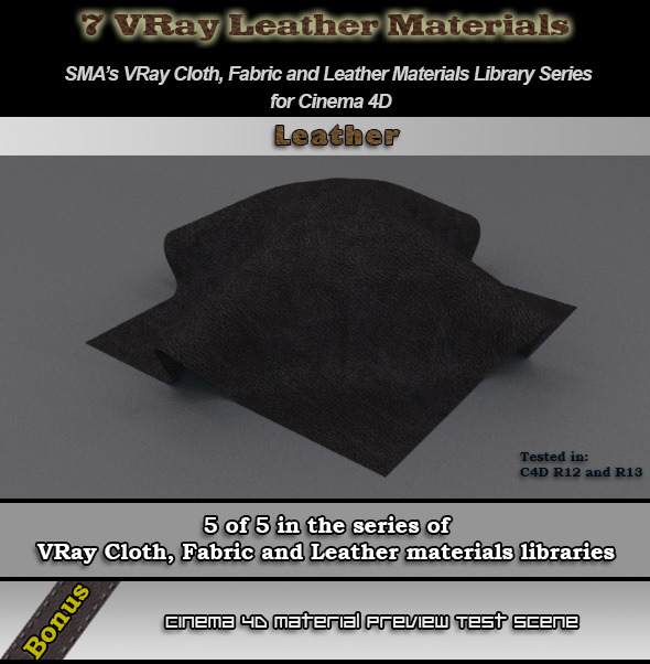 7 Vray Leather - 3Docean 6792399