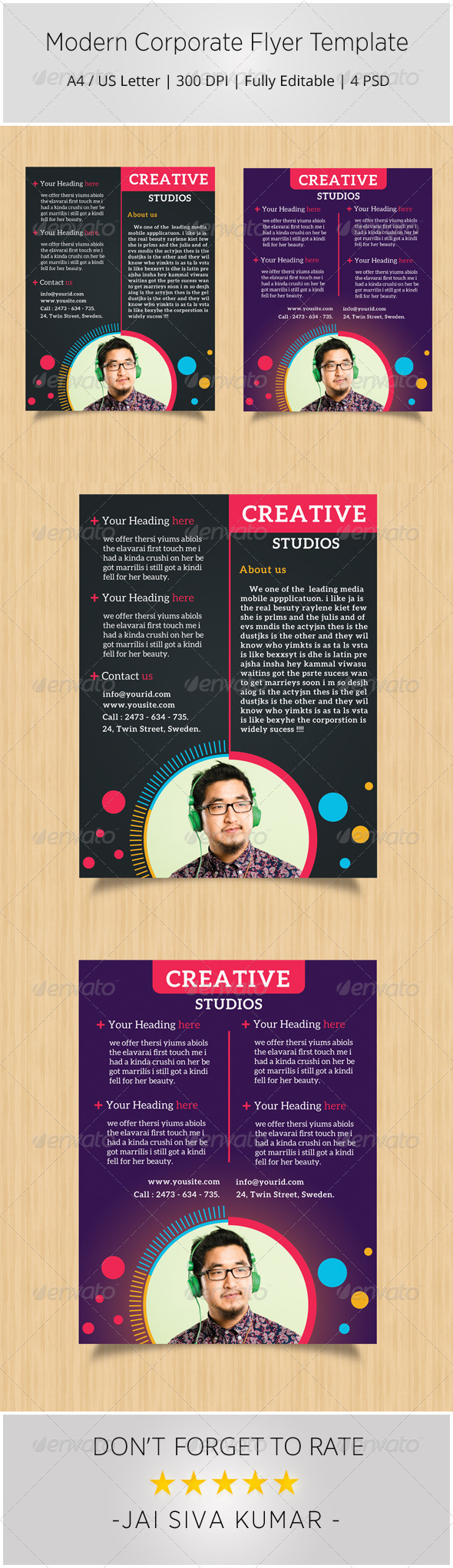 Modern Corporate Flyer Template - Corporate Flyers