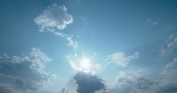 Beautiful Blue Sky on a Sunny Day